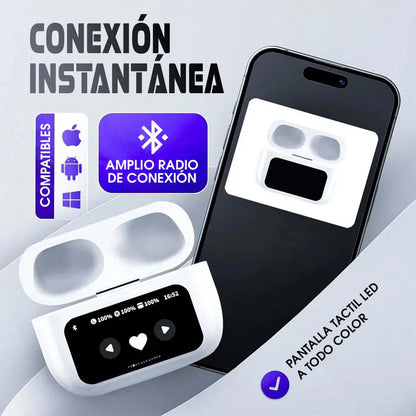 Audífonos A9 Pro PREMIUM CON PANTALLA